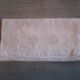 Old infant pillowcase embroidered/monogrammed cotton :49x33cm