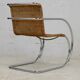 MR20 armchair, tubular chromed steel and rattan, Mies van der Rohe, circa 1960