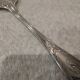 Silver plated fish serving fork, Ercuis goldsmith, laurels