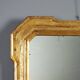 Antique cabaret mirror in gilded wood, Italy, 19th century