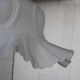 Frosted glass tulip hanging lamp