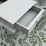 Pair of X-shaped bedside tables