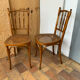Pair of chairs bistrot