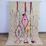 Colorful diamond berber carpet 254 x 147 cm