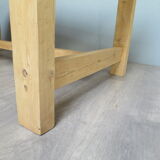 Table de ferme en bois "recyclé"