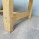 Farmhouse table made of "recycled" wood