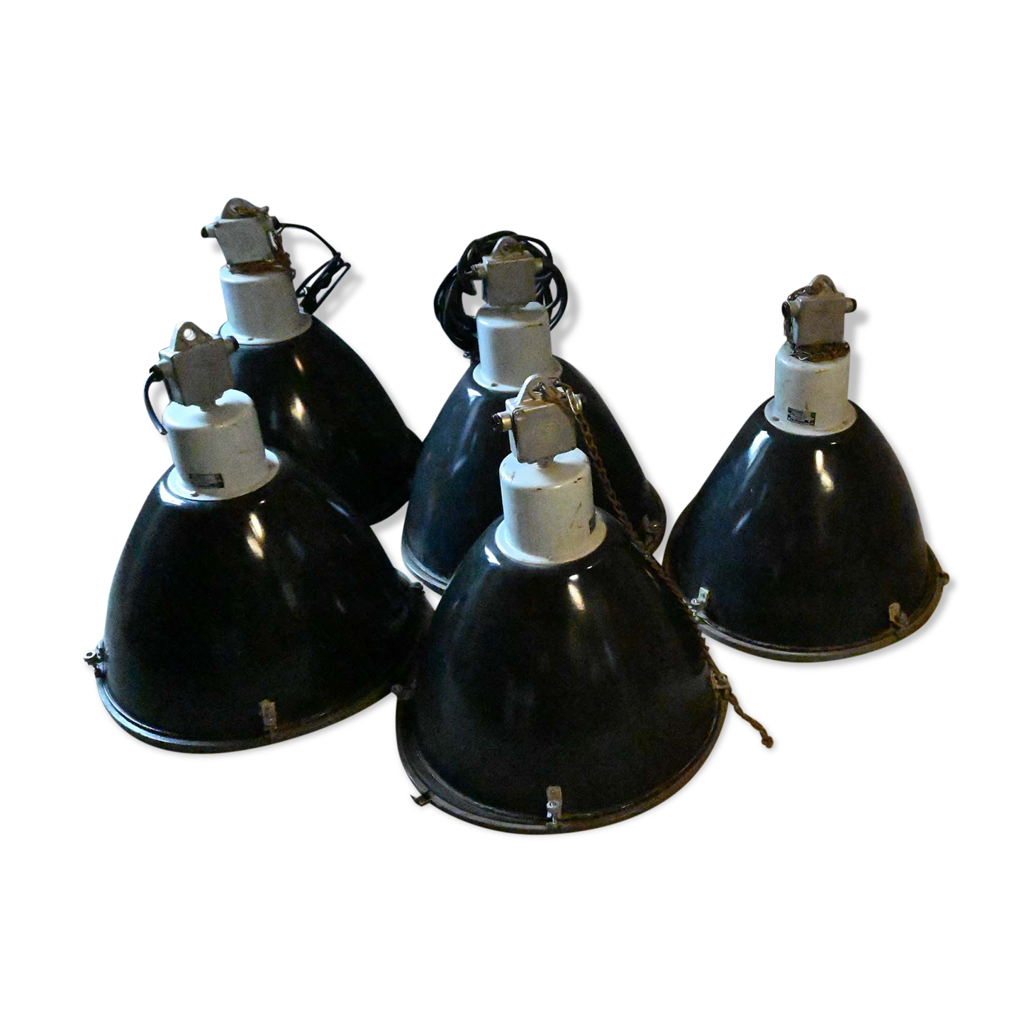 Old industrial bowl hanging