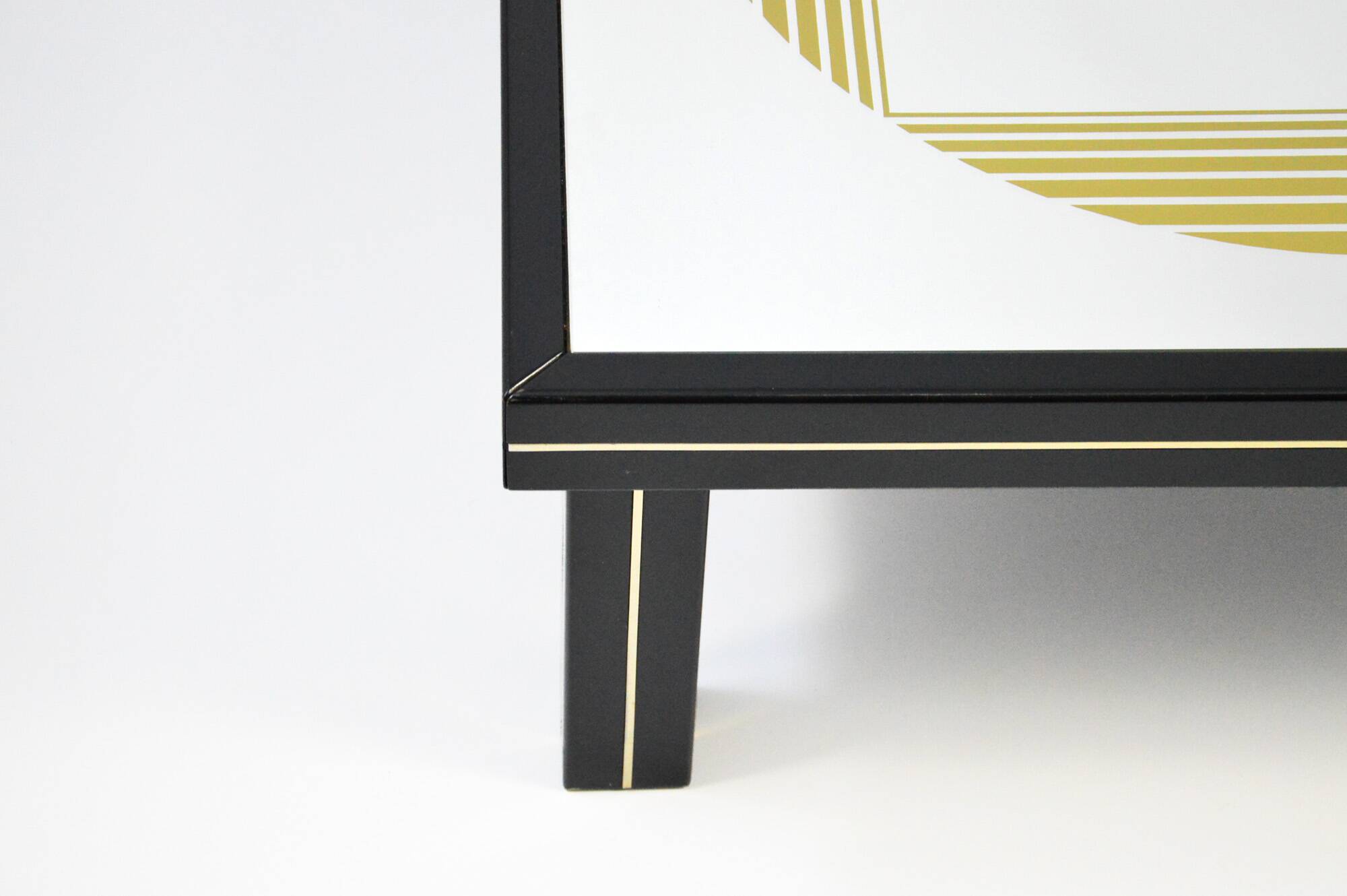 Table basse vintage de Gianni Celada pour Fontana Arte