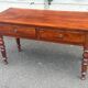 Wooden desk – Louis Philippe style – Furniture – Two drawers