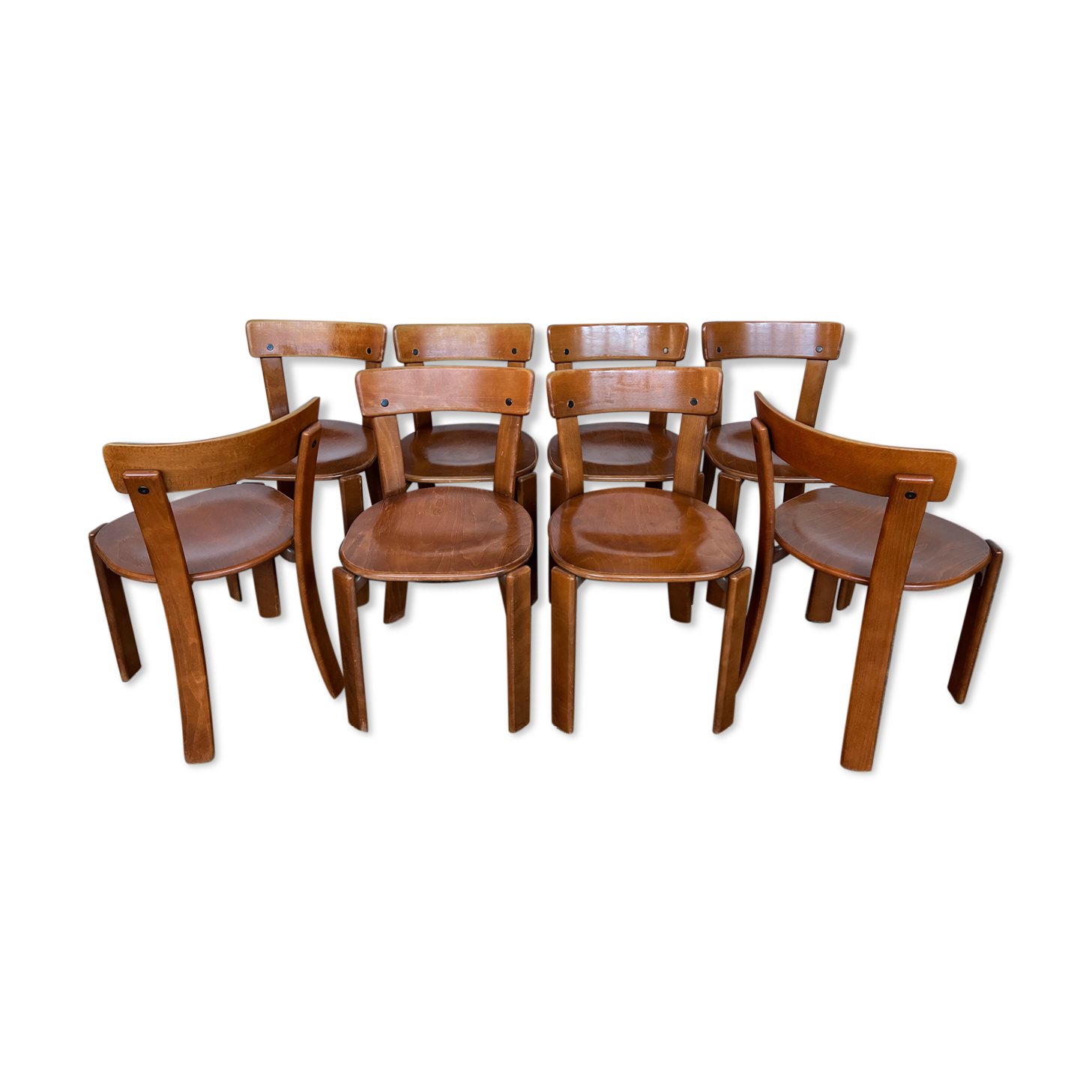 Set of 50 chairs design Bruno rey swiss vintage design