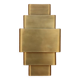 Art Deco brass wall sconce