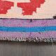 Tapis couloir kilim Oushak à tissage plat 58x268 cm