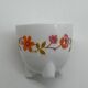 Set/lot of arcopal france egg cups, scania, vintage, flowers