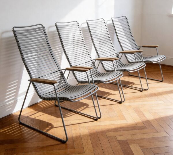 Suite de 4 Lounge Chair Click System