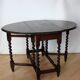 Wooden folding table, 1920s