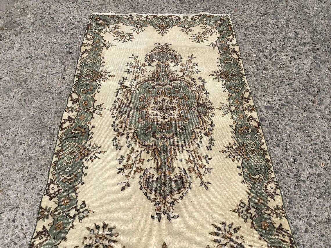 4x7 Handmade area rug - rugs for bedroom