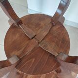 Round art deco pedestal table