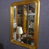 Golden vintage mirror, 73x52 cm