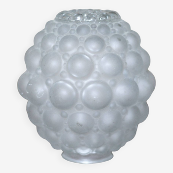 Bubble pattern glass globe, vintage glass lampshade, lighting fixture, globe lamp, interior decoration