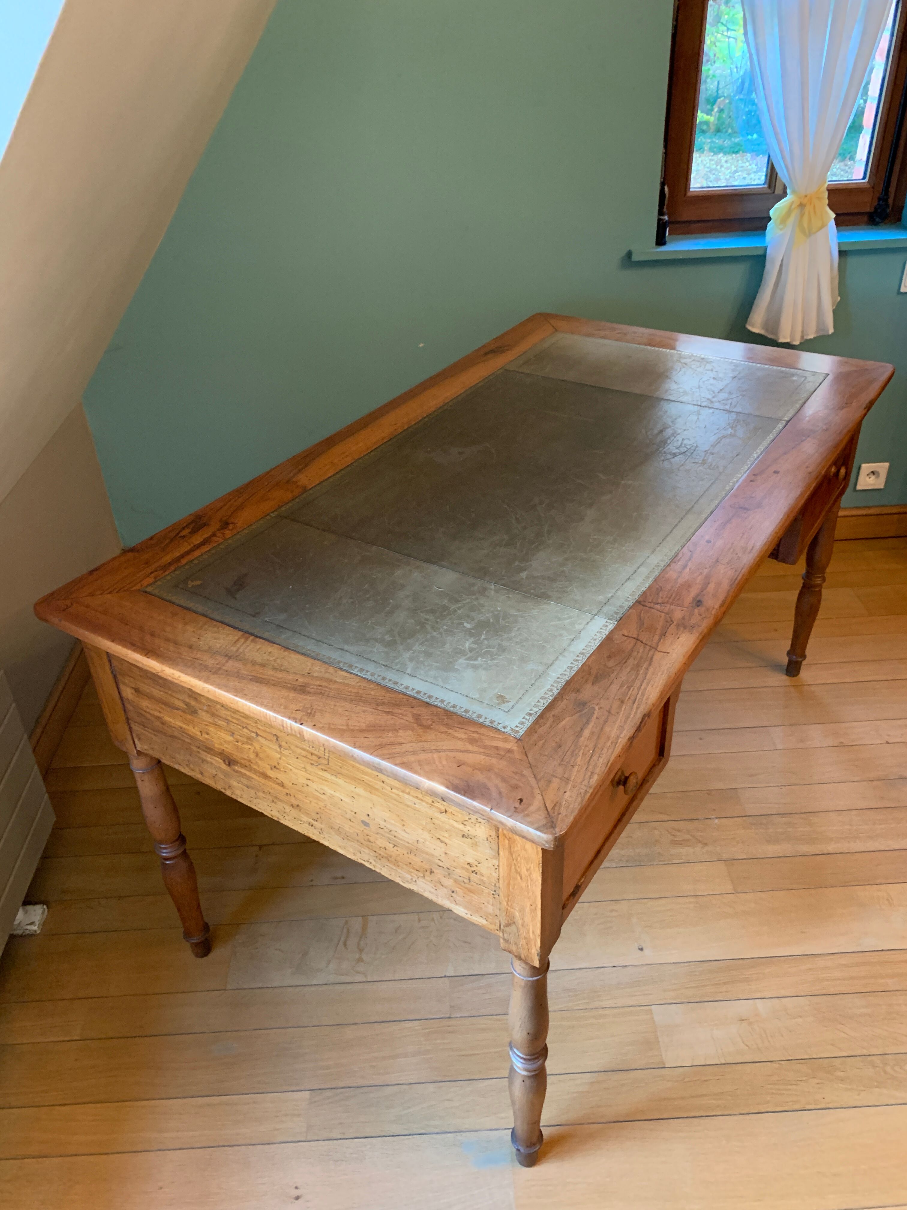 Former desk Louis Philippe walnut