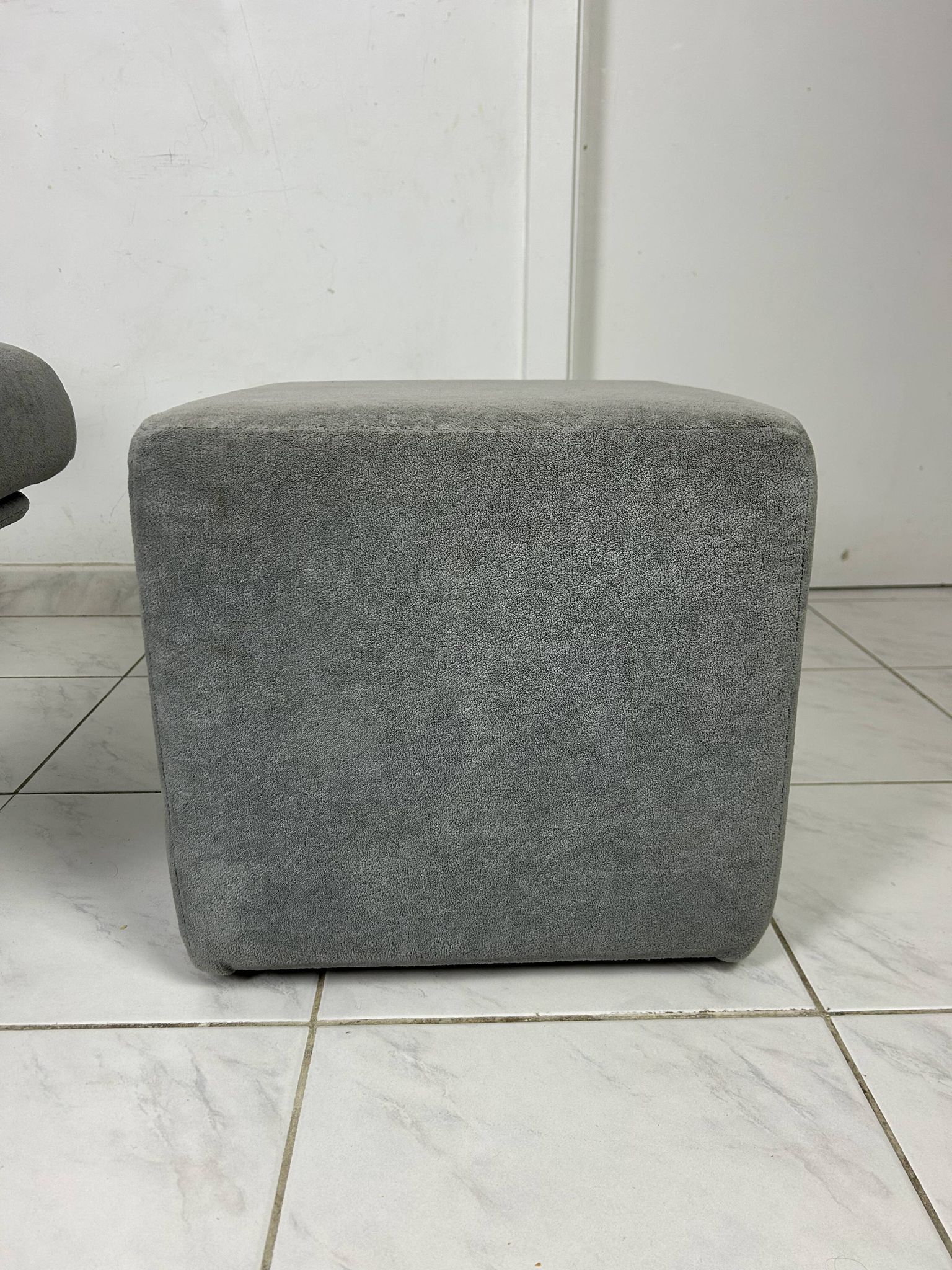 Vintage Gelderland swivel armchair with ottoman Jan des Bouvrie