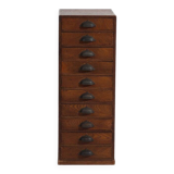 High Japanese chest of drawers with ten drawers – Showa period (c. 1950–1979)