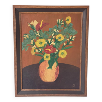 Peinture signée Joop Smits