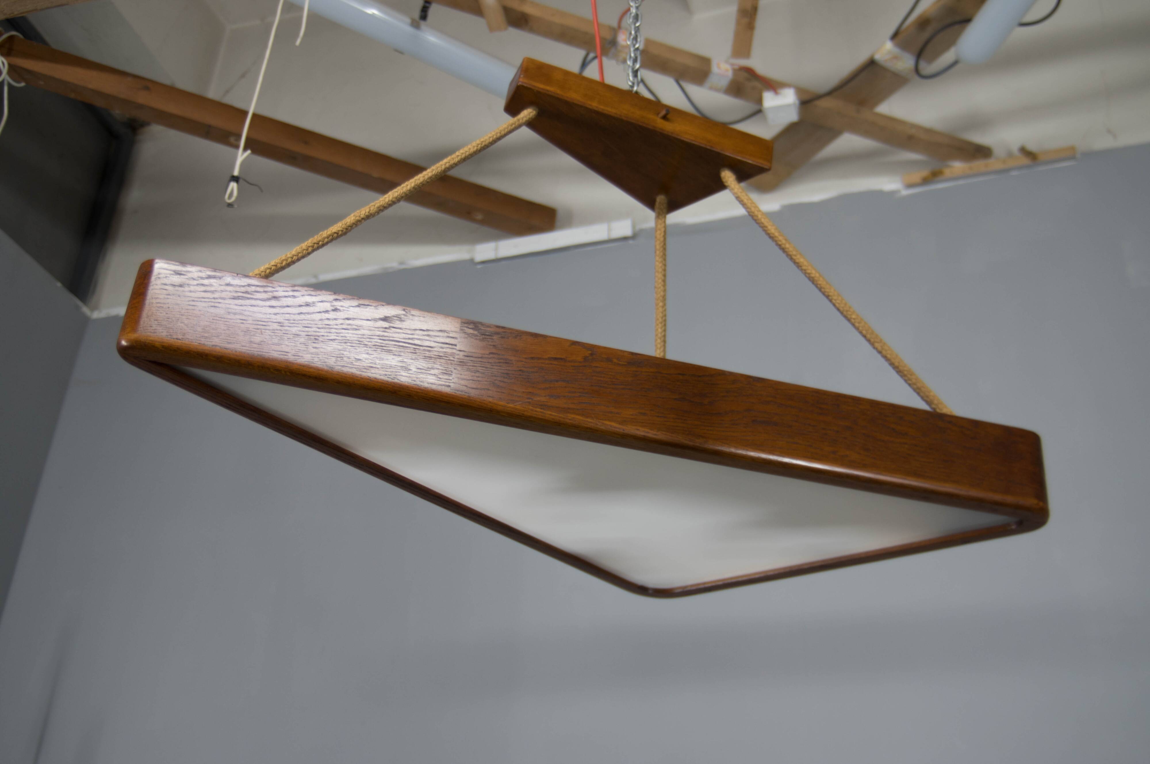 Mid-Century Modern Pendant Light by ULUV, 1960s – Restored