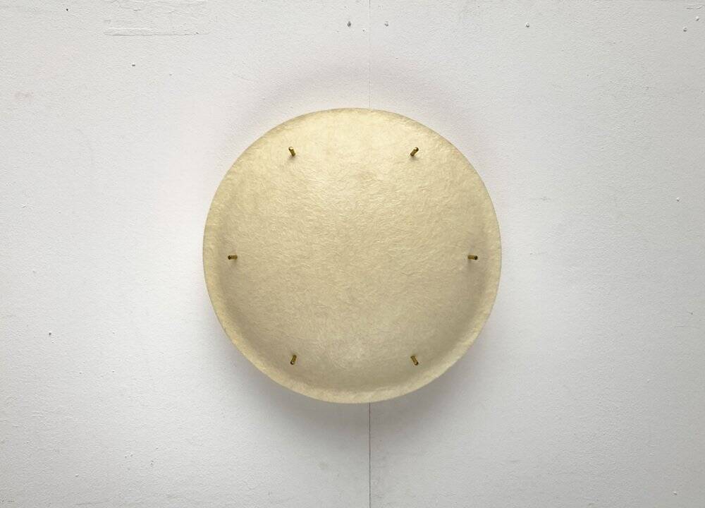 Mid-century minimalist fiberglass ceiling light, 1960s