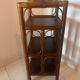 Vintage rattan shelf