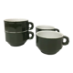 Green coffee cups