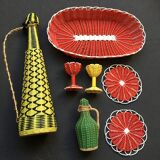 Scoubidou yellow bottle