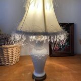 White opaline lamp