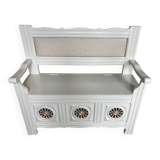 Fully restored antique bank chest – chic country style