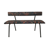 Banc tapissé type écolier