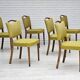 1970s, set of 6 Danish dining chairs by Slagelse Møbelværk, original condition.