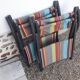 Duo de fauteuils pliant bois et toile