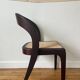 Chaise gondole cannage Baumann