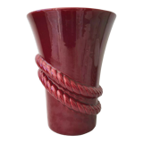 Purple ceramic vase 1960