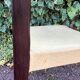 6 Scandinavian chairs with pale yellow skai seats
