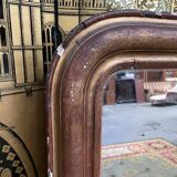 Louis Philippe period mirror with 19th leaf