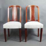 Paire de chaises art déco