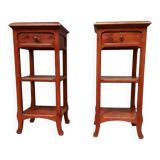 Pair of bedside art nouveau