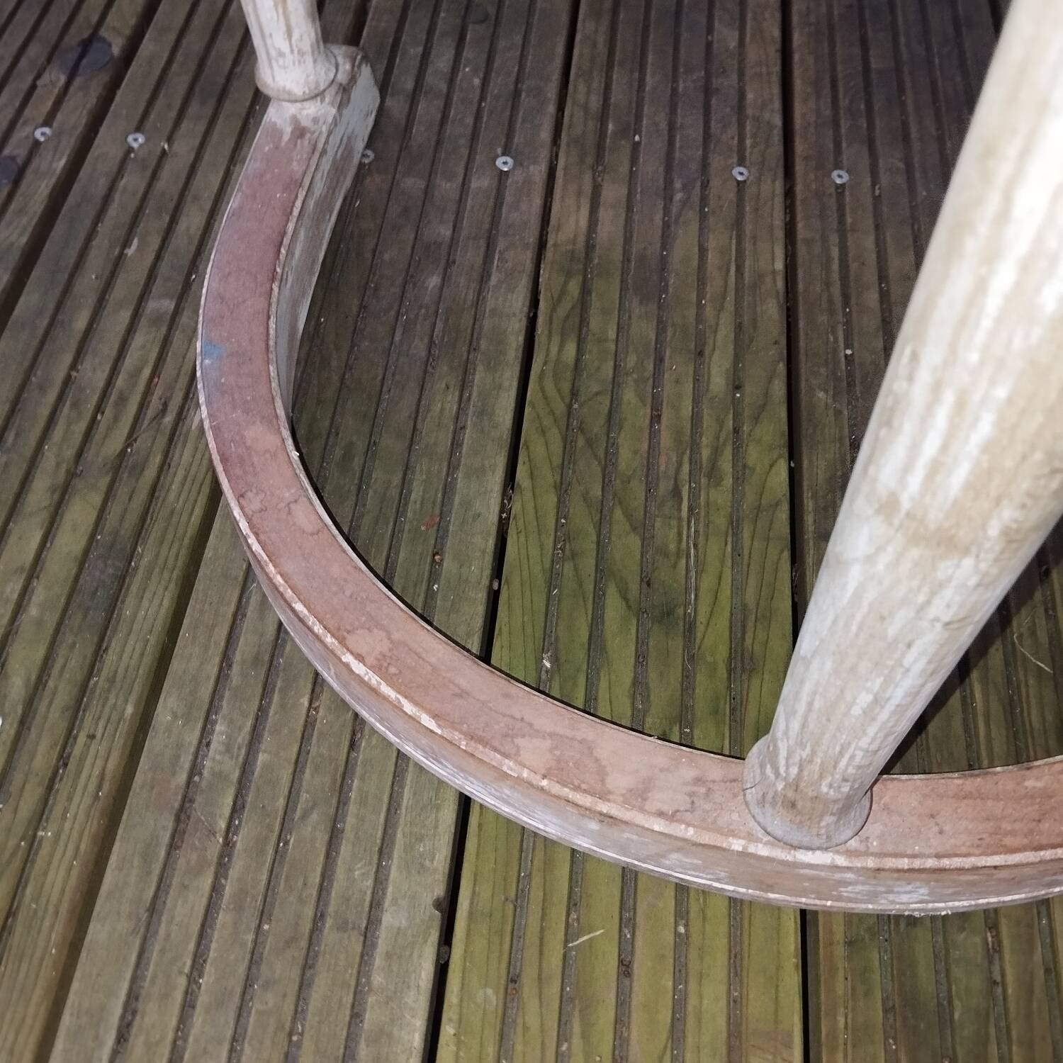 Pair of antique barrel armchairs