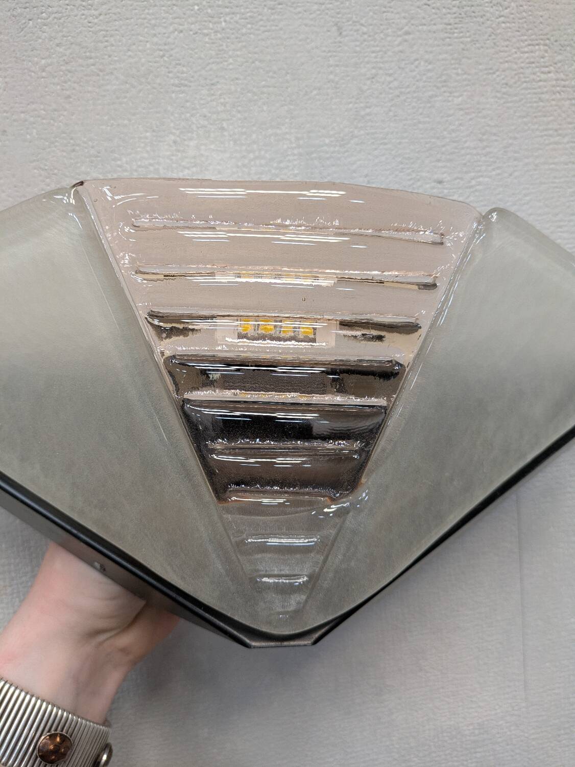 3 Murano wall lights