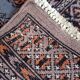 Tapis vintage ouzbek Bukhara fait main en laine – 127 x 190 cm – 1960s