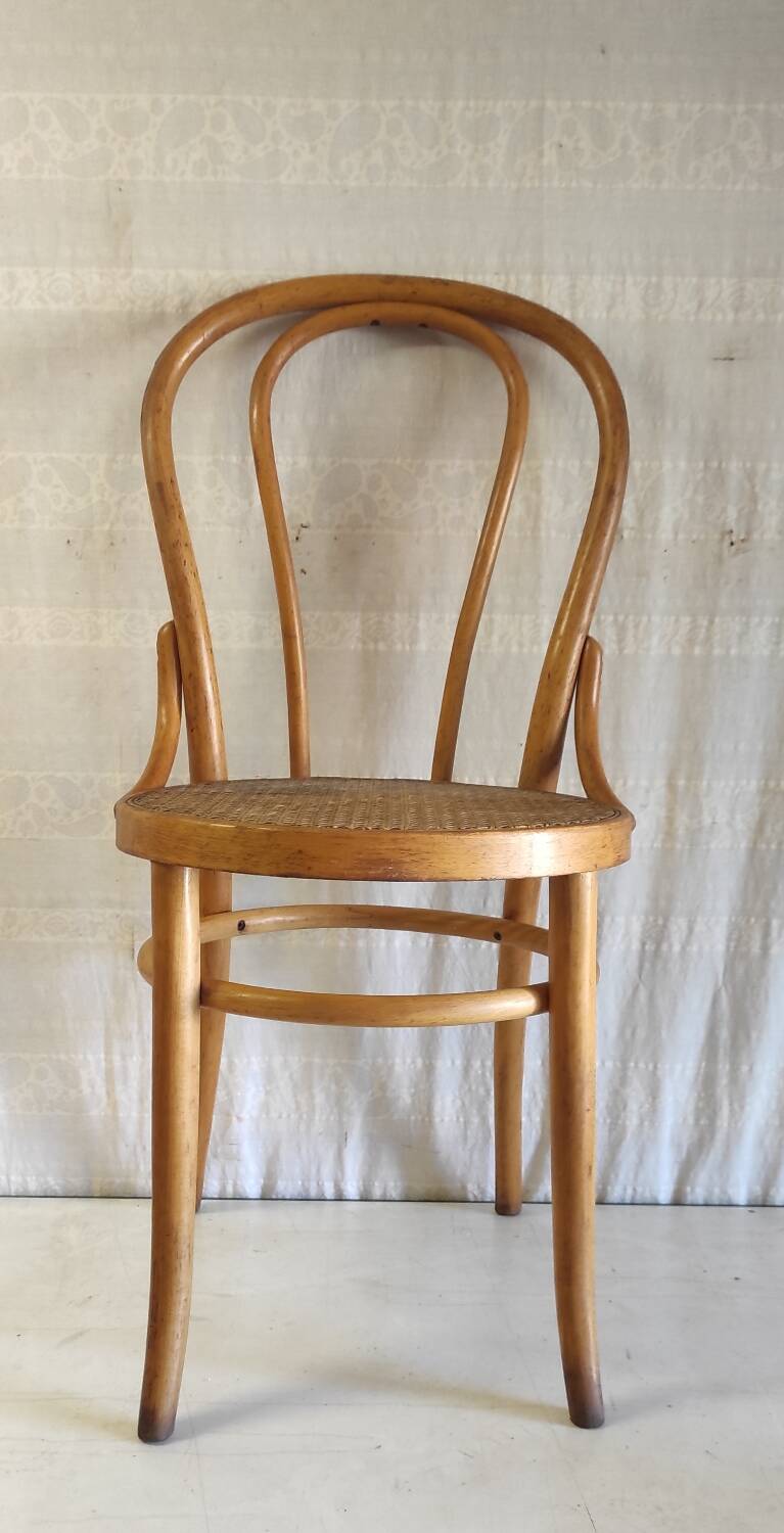 Bentwood and cane chair - mid. 20th century