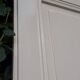 Communication door h221x79cm old paneled, molded, interior