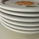 6 plates in vintage Italian earthenware 1970