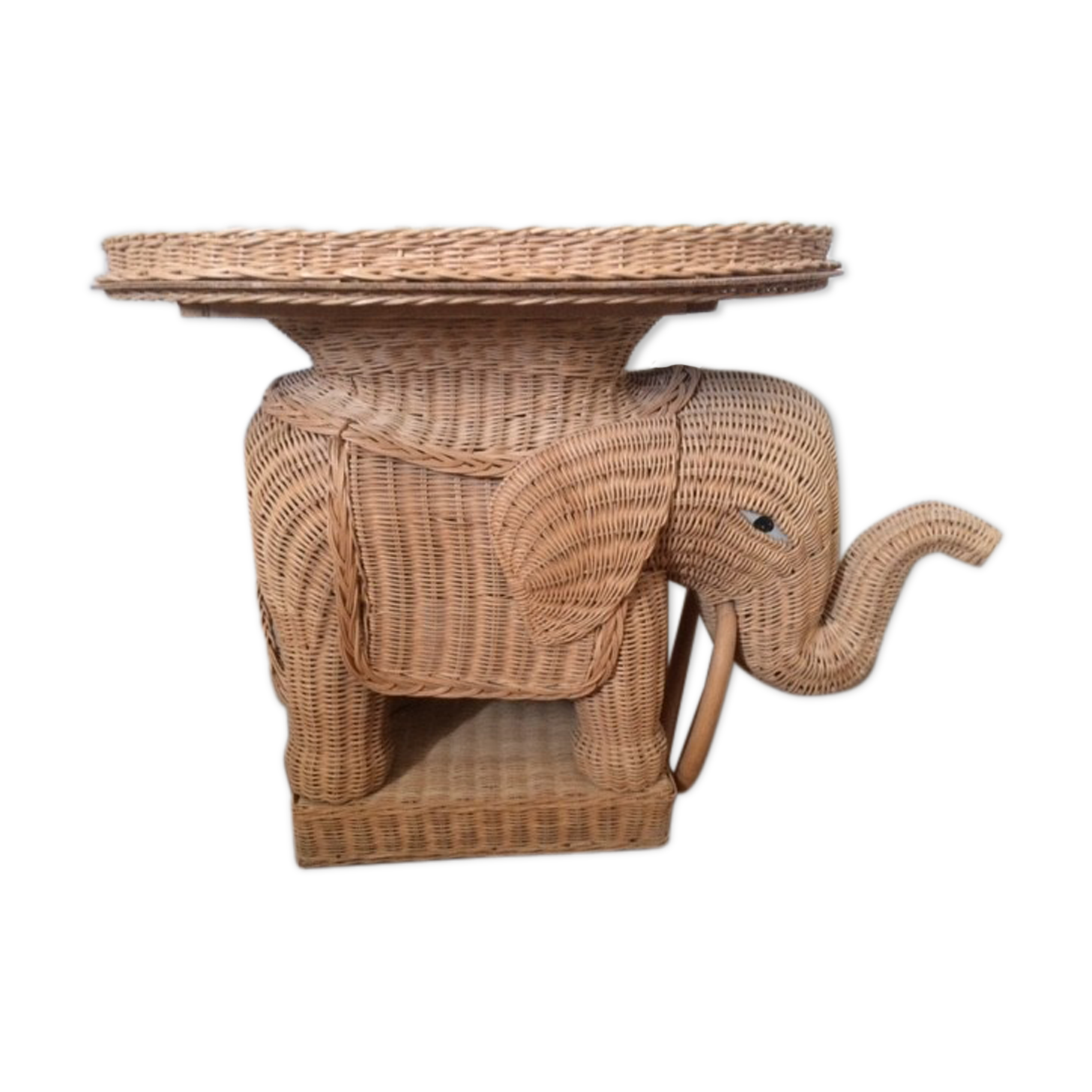 Vintage elephant side table  70